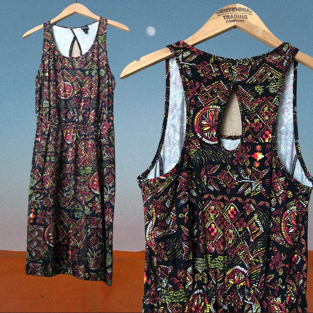 Patagonia Geometric Floral Mini Dress